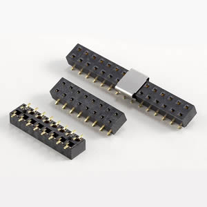 Female Header SMT / Dual Rows / Base Height 3.5mm