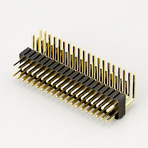 Pin Header Dual Rows Right Angle