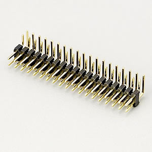 Pin Header Dual Rows Right Angle