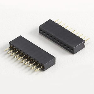 F4SCxxSxxGFDA24000V Female Header Straight / Single Row / Base Height 4.4mm