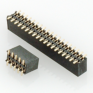 Female Header SMT / Dual Rows / Base Height 4.3mm