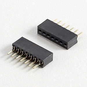 Female Header Straight / Single Row / Base Height 3.8mm