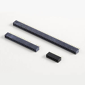 Female Header Straight / Single Row / Base Height 3.4mm