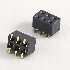 F2MX21DxxGFDA52000x Female Header SMT / Dual Rows / Base Height 2.1mm