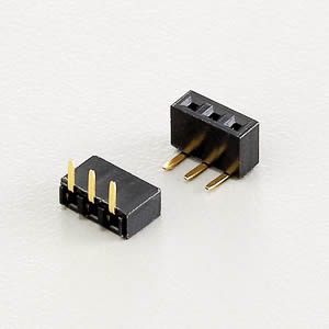 Female Header Right Angle / Single Row / Base Height 4.3mm