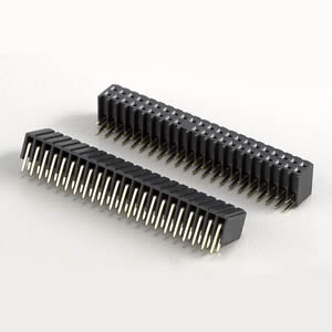 F2RA54D44GFDA23011x Female Header Right Angle / Dual Rows / Base Height 5.35mm