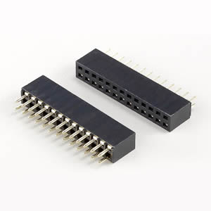 F1SC85DxxGFxA35000V Female Header Straight / Dual Rows / Base Height 8.5mm