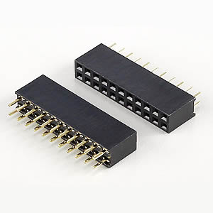 Female Header Straight / Dual Rows / Base Height 8.5mm