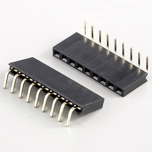 Female Header Right Angle / Single Row / Base Height 8.5mm