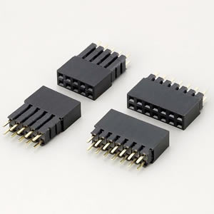 F1S485DxxGFxA47000V Female Header Multiple Base