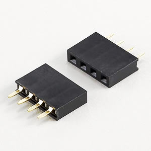 Female Header Straight / Single Row / Base Height 7.1mm