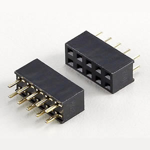 Female Header Straight / Dual Rows / Base Height 5.7mm