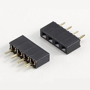 F1SC50SxxGFxA29000V Female Header Straight / Single Row / Base Height 5.0mm