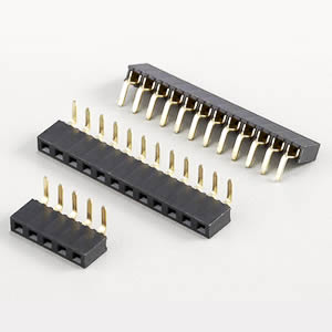 Female Header Right Angle / Single Row / Base Height 5.0mm