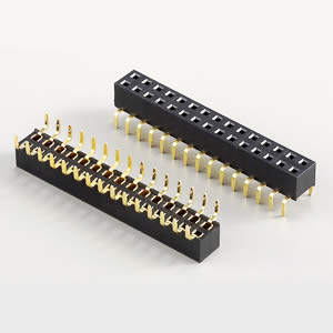 Female Header Dual Entry / Dual Rows / Base Height 5.0mm