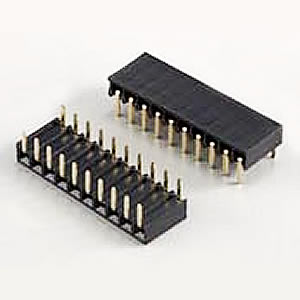 Female Header Side Entry / Single Row / Base Height 3.4mm