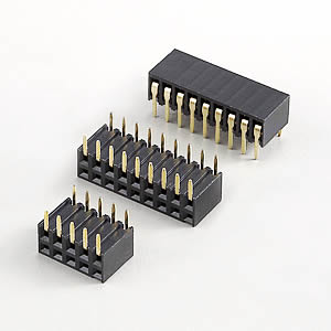 Female Header Side Entry / Dual Rows / Base Height 6.0mm