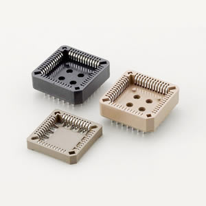 254X-D-xxP-PPS PLCC Socket (SMT )