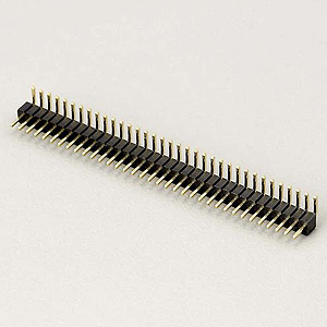 P4RABSxxxxCA11325000B Pin Header Single Row Right Angle 