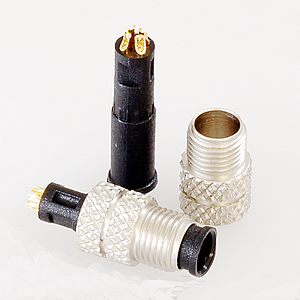 WPM504MS001-X WP M5 4 Pins Male IP67 Solder Type